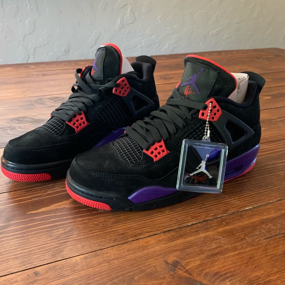 Men Retro Jordan 4 Drake Raptors - Picture 4 of 4